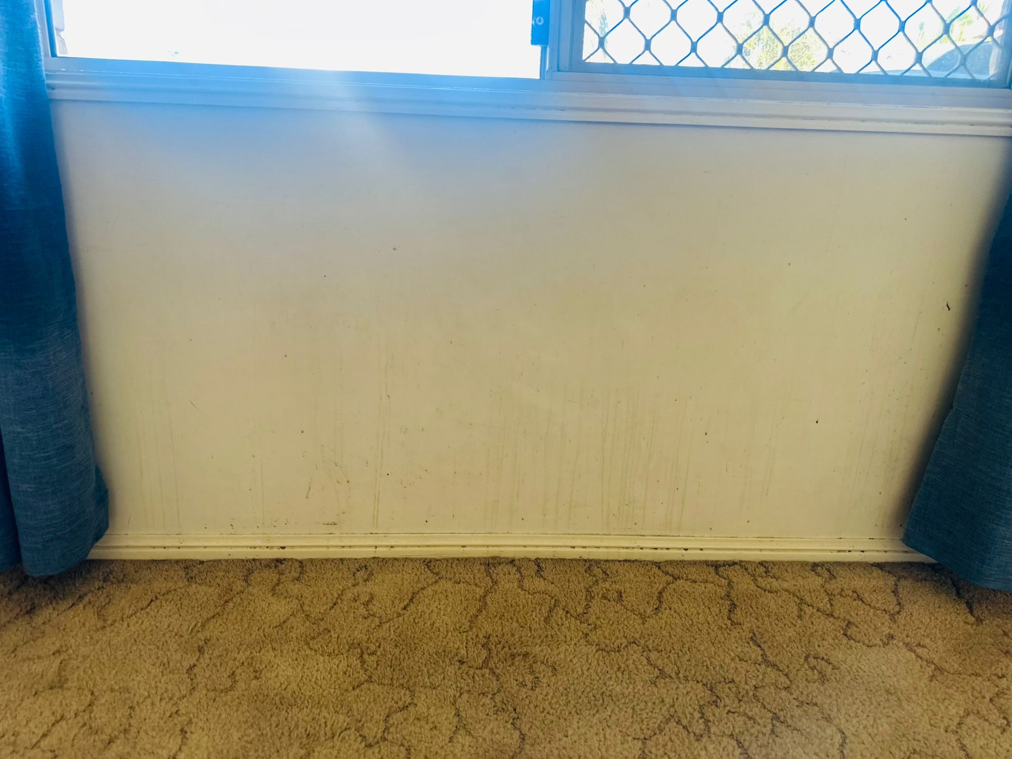 Before: interior prior to repaint, Bald Hills